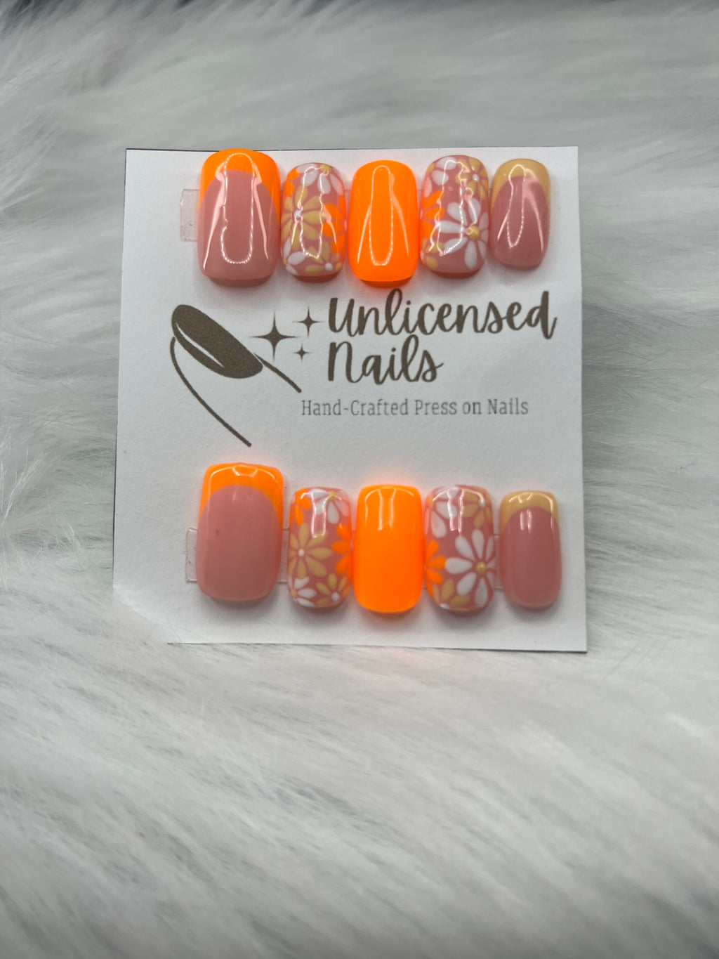 Orange Floral Frenchies