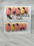 Yellow Blueberry Nails