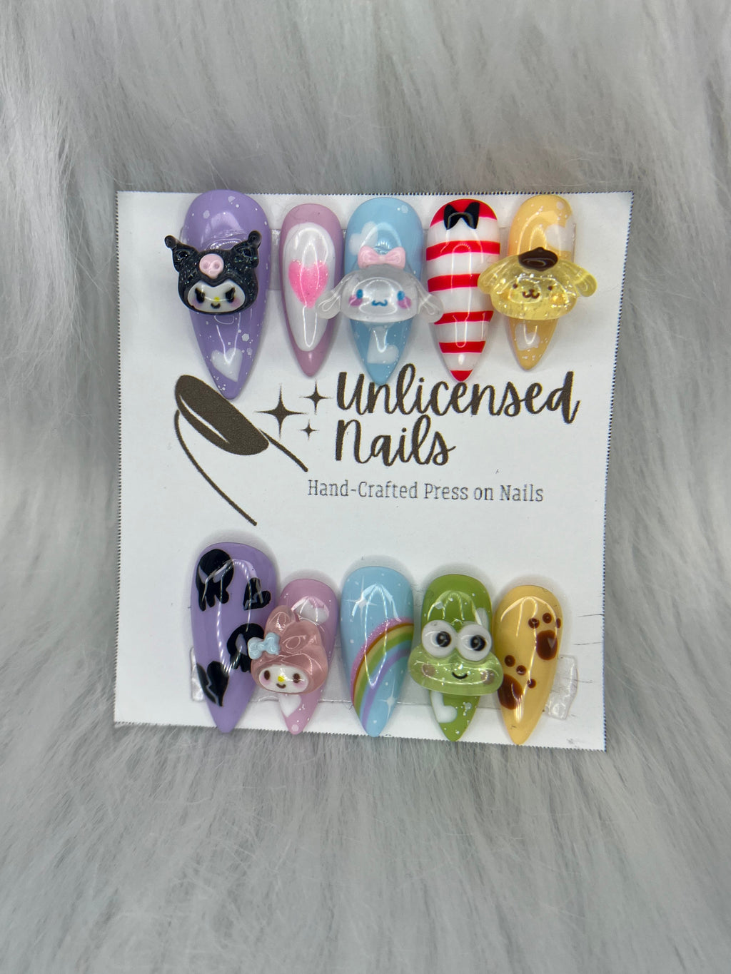 Cutesy Cartoon Nails
