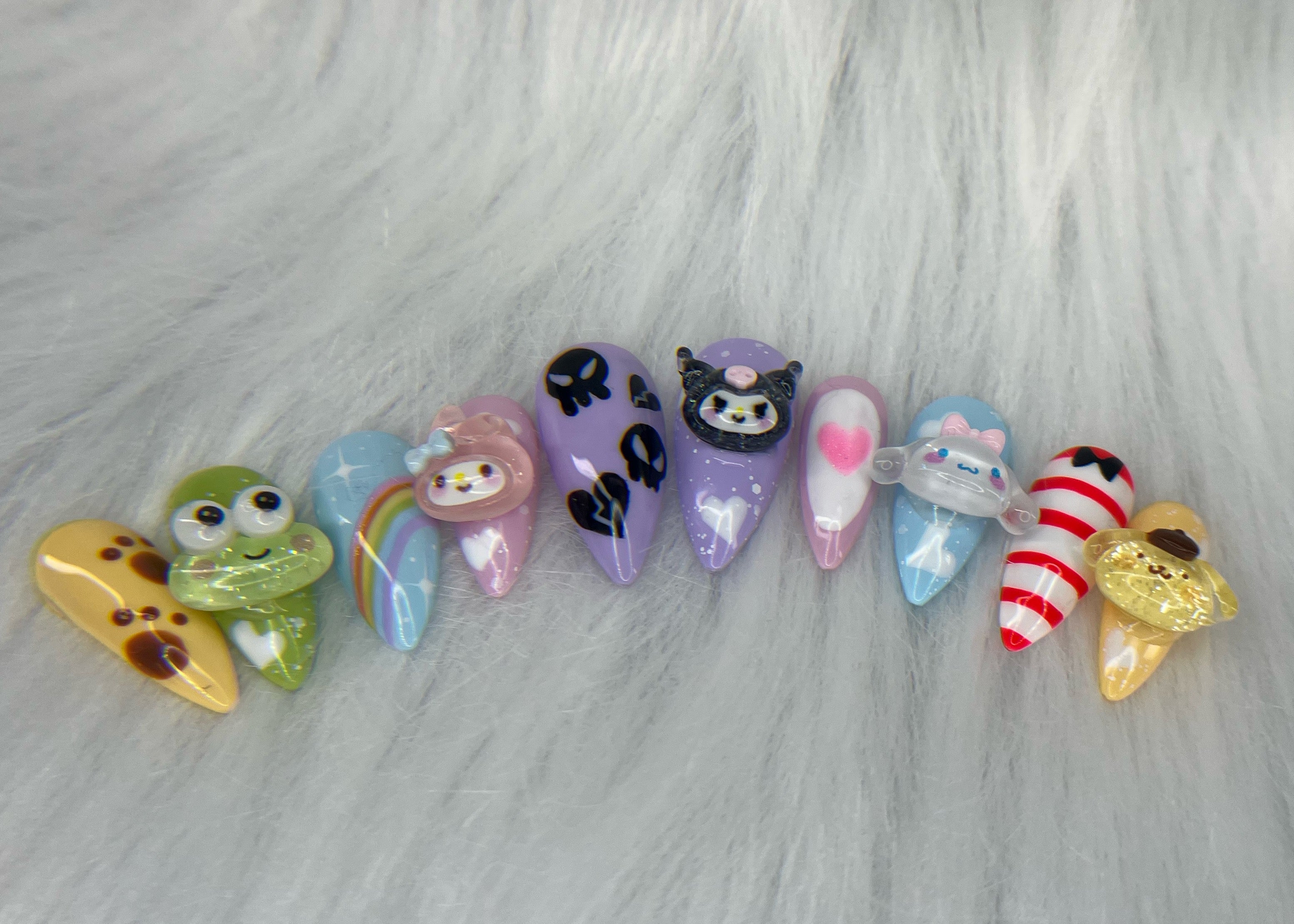 Cutesy Cartoon Nails